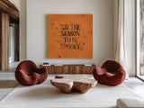 October 31st II by Katie Pertiet. Shown as extra-large giant wall art in a modern living room. Available as an archival giclee rolled canvas, fine art paper, or poster print. SKU 87858a.