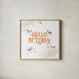 October 31st III by Katie Pertiet. Shown in a natural wood glass frame for a timeless modern aesthetic. Available as an archival giclee rolled canvas, fine art paper, or poster print. SKU 87859a.