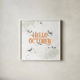 October 31st III by Katie Pertiet. Shown in a crisp white glass frame for a clean and minimalist style. Available as an archival giclee rolled canvas, fine art paper, or poster print. SKU 87859a.
