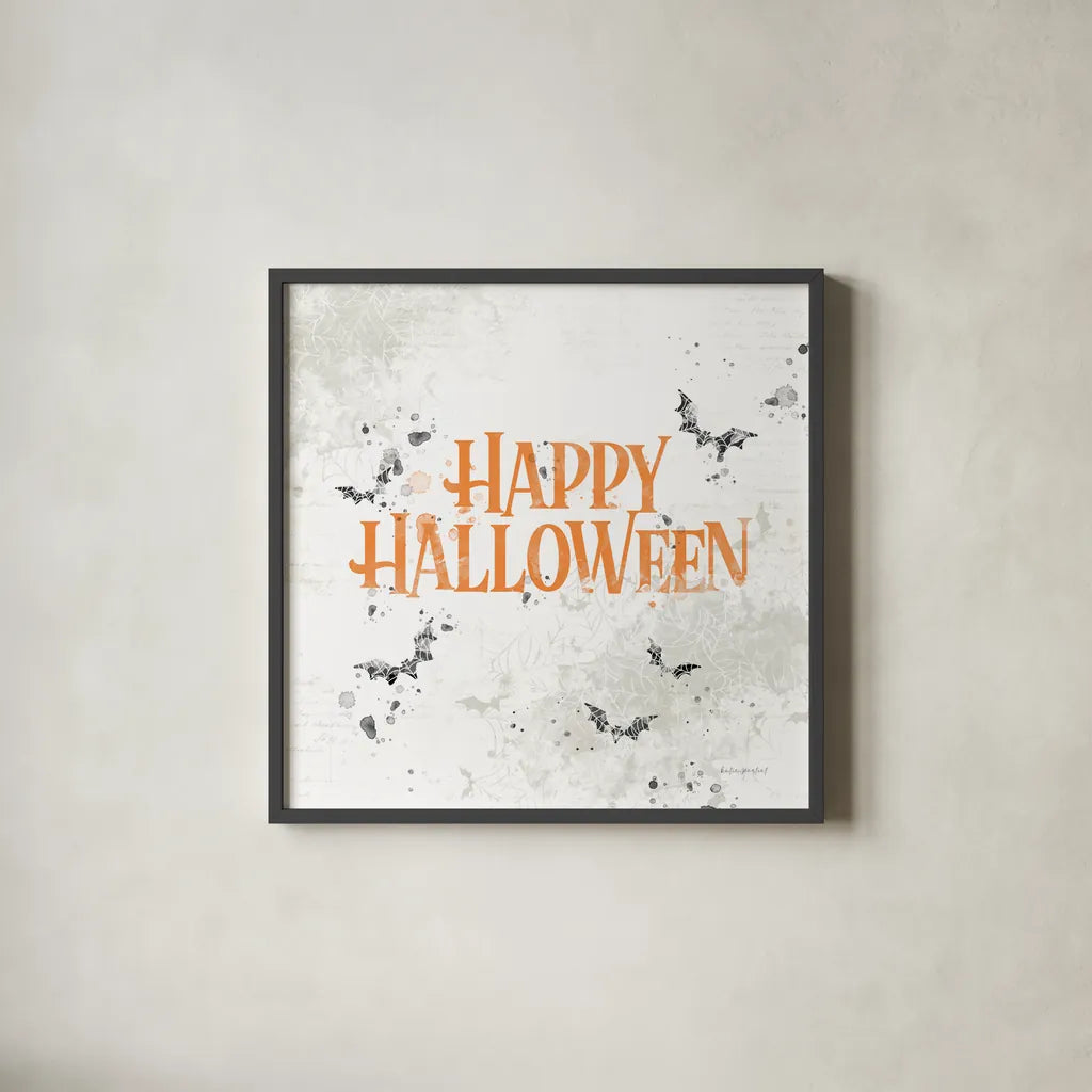 October 31st IV by Katie Pertiet. Shown in a sleek black glass frame for a contemporary gallery look. Available as an archival giclee rolled canvas, fine art paper, or poster print. SKU 87860a.