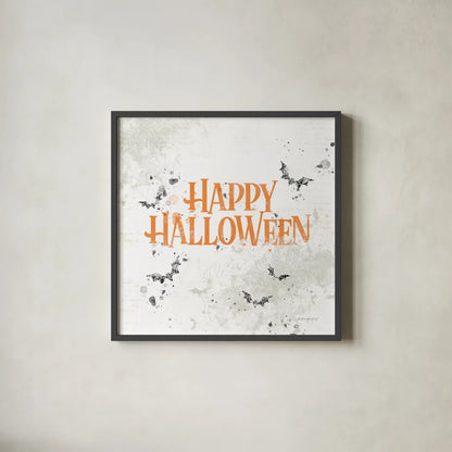 October 31st IV by Katie Pertiet. Shown in a sleek black glass frame for a contemporary gallery look. Available as an archival giclee rolled canvas, fine art paper, or poster print. SKU 87860a.