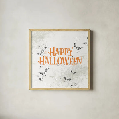 October 31st IV by Katie Pertiet. Shown in a natural wood glass frame for a timeless modern aesthetic. Available as an archival giclee rolled canvas, fine art paper, or poster print. SKU 87860a.