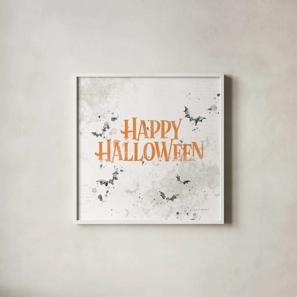 October 31st IV by Katie Pertiet. Shown in a crisp white glass frame for a clean and minimalist style. Available as an archival giclee rolled canvas, fine art paper, or poster print. SKU 87860a.