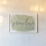 Organic Lines V by Katie Pertiet. shown as a paper print in a white frame. Available as a archival giclee rolled canvas, fine art paper, or poster print. SKU 67024i.