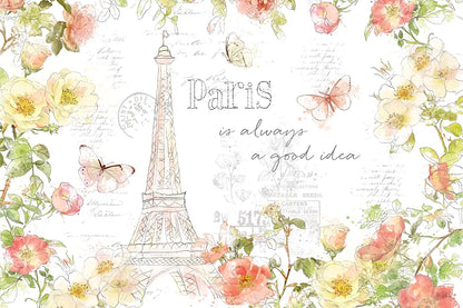 Painting Paris I by Katie Pertiet. SKU 45615i. Archival Giclee Fine art print for wall decor.