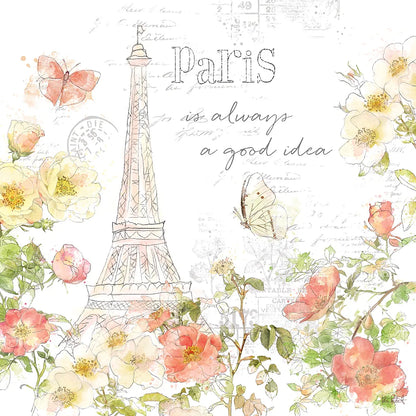Painting Paris III by Katie Pertiet. SKU 45617a. Archival Giclee Fine art print for wall decor.
