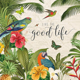 Parrot Paradise IV by Katie Pertiet. SKU 42063a. Archival Giclee Fine art print for wall decor.