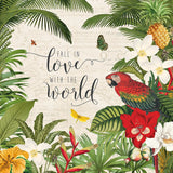 Parrot Paradise V by Katie Pertiet. SKU 42064a. Archival Giclee Fine art print for wall decor.