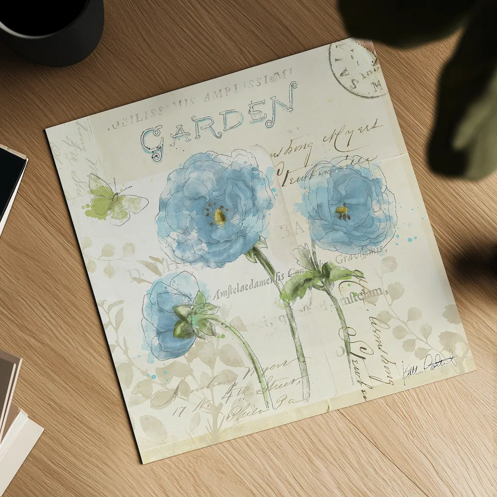 Romantic Morning II by Katie Pertiet. Shown as a detailed flat fine art print, highlighting archival giclee quality. Available as an archival giclee rolled canvas, fine art paper, or poster print. SKU 24142a.