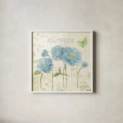 Romantic Morning III by Katie Pertiet. Shown in a crisp white glass frame for a clean and minimalist style. Available as an archival giclee rolled canvas, fine art paper, or poster print. SKU 24143a.