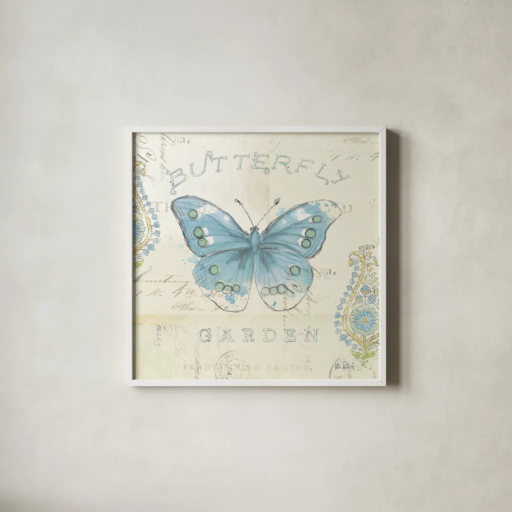 Romantic Morning IV by Katie Pertiet. Shown in a crisp white glass frame for a clean and minimalist style. Available as an archival giclee rolled canvas, fine art paper, or poster print. SKU 24144a.