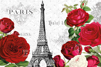 Rouge Paris I by Katie Pertiet. SKU 43774i. Archival Giclee Fine art print for wall decor.