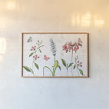 Spring Fields I by Katie Pertiet. shown as a paper print in a natural frame. Available as a archival giclee rolled canvas, fine art paper, or poster print. SKU 42130i.