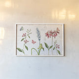 Spring Fields I by Katie Pertiet. shown as a paper print in a white frame. Available as a archival giclee rolled canvas, fine art paper, or poster print. SKU 42130i.
