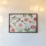 Studio Botanicals I by Katie Pertiet. shown as a paper print in a black flame. Available as a archival giclee rolled canvas, fine art paper, or poster print. SKU 49493i.