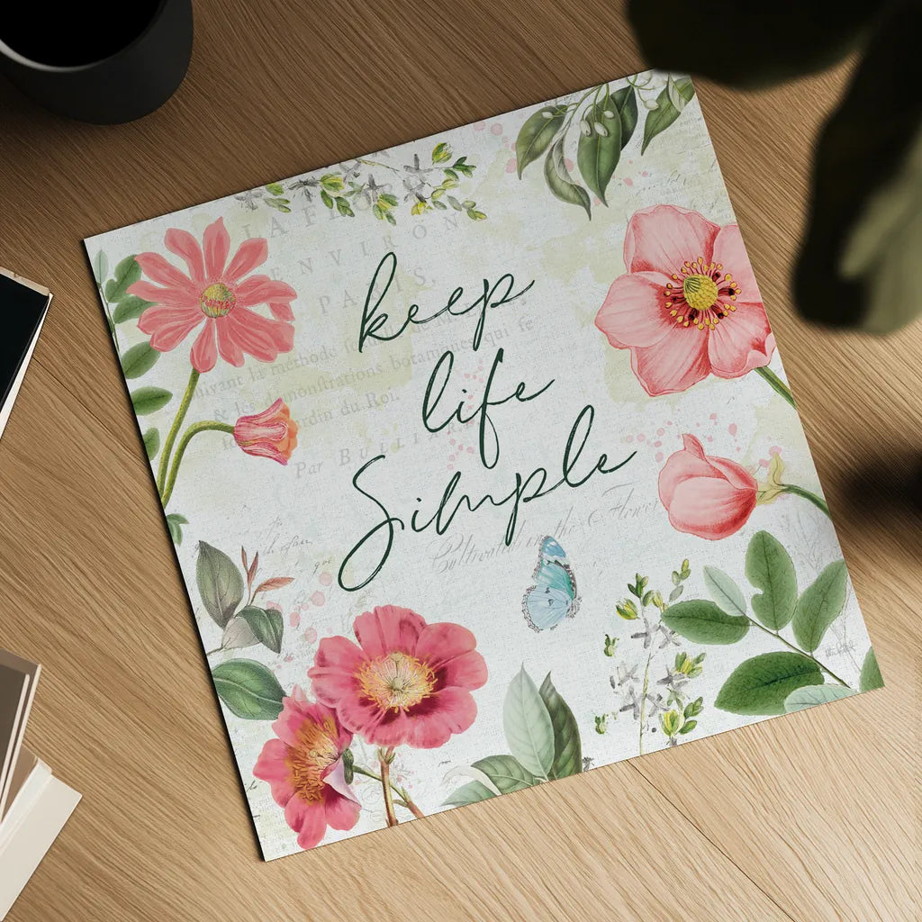 Studio Botanicals IV Green by Katie Pertiet. Shown as a detailed flat fine art print, highlighting archival giclee quality. Available as an archival giclee rolled canvas, fine art paper, or poster print. SKU 56414a.