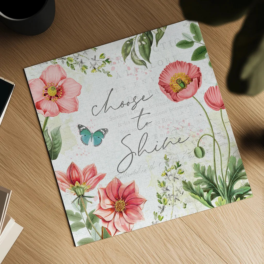 Studio Botanicals V by Katie Pertiet. Shown as a detailed flat fine art print, highlighting archival giclee quality. Available as an archival giclee rolled canvas, fine art paper, or poster print. SKU 49497a.