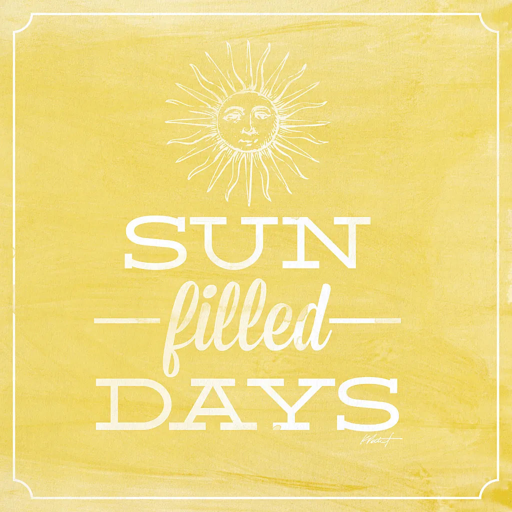 Sun Filled Days by Katie Pertiet. SKU 53043a. Archival Giclee Fine art print for wall decor.