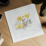 Sunny Day I by Katie Pertiet. Shown as a detailed flat fine art print, highlighting archival giclee quality. Available as an archival giclee rolled canvas, fine art paper, or poster print. SKU 29914a.