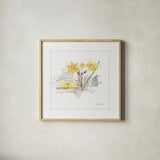 Sunny Day I by Katie Pertiet. Shown in a natural wood glass frame for a timeless modern aesthetic. Available as an archival giclee rolled canvas, fine art paper, or poster print. SKU 29914a.