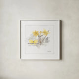 Sunny Day I by Katie Pertiet. Shown in a crisp white glass frame for a clean and minimalist style. Available as an archival giclee rolled canvas, fine art paper, or poster print. SKU 29914a.