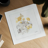 Sunny Day II by Katie Pertiet. Shown as a detailed flat fine art print, highlighting archival giclee quality. Available as an archival giclee rolled canvas, fine art paper, or poster print. SKU 29915a.
