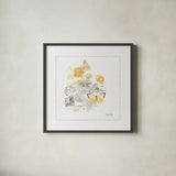 Sunny Day II by Katie Pertiet. Shown in a sleek black glass frame for a contemporary gallery look. Available as an archival giclee rolled canvas, fine art paper, or poster print. SKU 29915a.