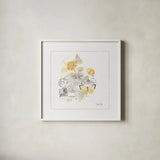 Sunny Day II by Katie Pertiet. Shown in a crisp white glass frame for a clean and minimalist style. Available as an archival giclee rolled canvas, fine art paper, or poster print. SKU 29915a.