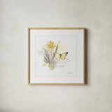 Sunny Day III by Katie Pertiet. Shown in a natural wood glass frame for a timeless modern aesthetic. Available as an archival giclee rolled canvas, fine art paper, or poster print. SKU 29916a.