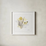 Sunny Day III by Katie Pertiet. Shown in a crisp white glass frame for a clean and minimalist style. Available as an archival giclee rolled canvas, fine art paper, or poster print. SKU 29916a.