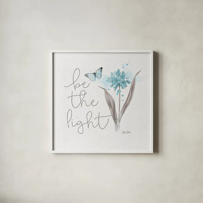 Sunny Day VII Aqua by Katie Pertiet. Shown in a crisp white glass frame for a clean and minimalist style. Available as an archival giclee rolled canvas, fine art paper, or poster print. SKU 31679a.