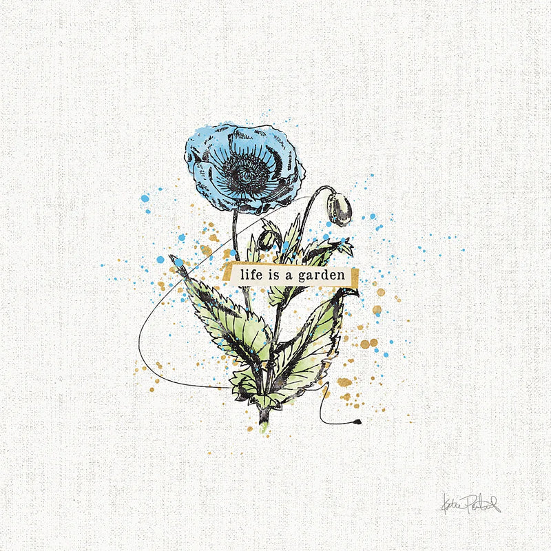 Thoughtful Blooms I by Katie Pertiet. SKU 37580a. Archival Giclee Fine art print for wall decor.