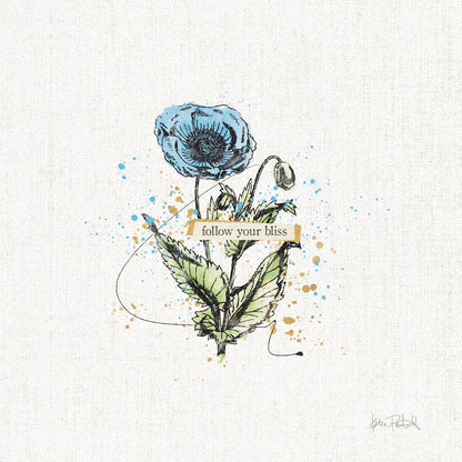 Thoughtful Blooms I Bliss by Katie Pertiet. SKU 38520a. Archival Giclee Fine art print for wall decor.