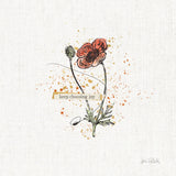 Thoughtful Blooms IV Joy by Katie Pertiet. SKU 38523a. Archival Giclee Fine art print for wall decor.