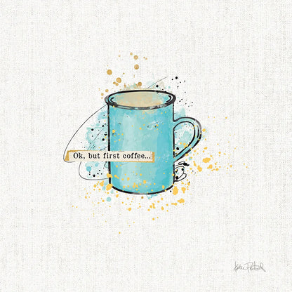 Thoughtful Perk II by Katie Pertiet. SKU 37546a. Archival Giclee Fine art print for wall decor.