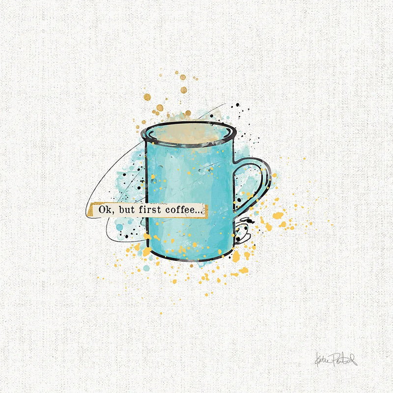 Thoughtful Perk II by Katie Pertiet. SKU 37546a. Archival Giclee Fine art print for wall decor.