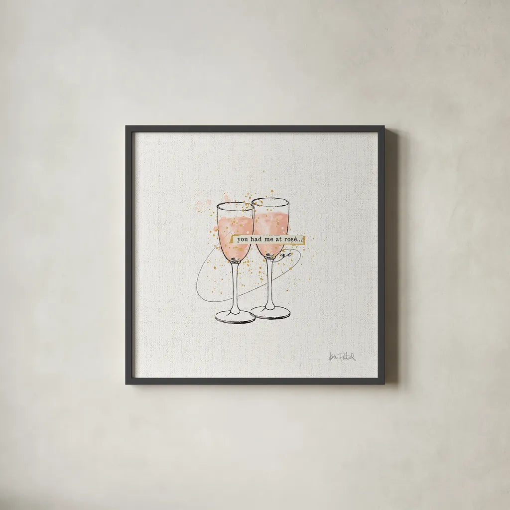 Thoughtful Vines II by Katie Pertiet. Shown in a sleek black glass frame for a contemporary gallery look. Available as an archival giclee rolled canvas, fine art paper, or poster print. SKU 37550a.