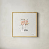 Thoughtful Vines II by Katie Pertiet. Shown in a natural wood glass frame for a timeless modern aesthetic. Available as an archival giclee rolled canvas, fine art paper, or poster print. SKU 37550a.