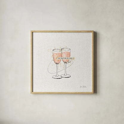 Thoughtful Vines II by Katie Pertiet. Shown in a natural wood glass frame for a timeless modern aesthetic. Available as an archival giclee rolled canvas, fine art paper, or poster print. SKU 37550a.