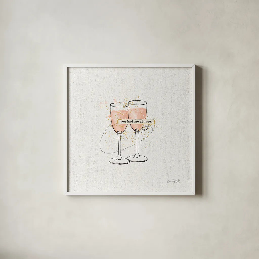 Thoughtful Vines II by Katie Pertiet. Shown in a crisp white glass frame for a clean and minimalist style. Available as an archival giclee rolled canvas, fine art paper, or poster print. SKU 37550a.