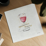 Thoughtful Vines III by Katie Pertiet. Shown as a detailed flat fine art print, highlighting archival giclee quality. Available as an archival giclee rolled canvas, fine art paper, or poster print. SKU 37551a.
