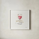 Thoughtful Vines III by Katie Pertiet. Shown in a crisp white glass frame for a clean and minimalist style. Available as an archival giclee rolled canvas, fine art paper, or poster print. SKU 37551a.