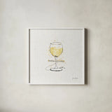 Thoughtful Vines IV by Katie Pertiet. Shown in a crisp white glass frame for a clean and minimalist style. Available as an archival giclee rolled canvas, fine art paper, or poster print. SKU 37552a.