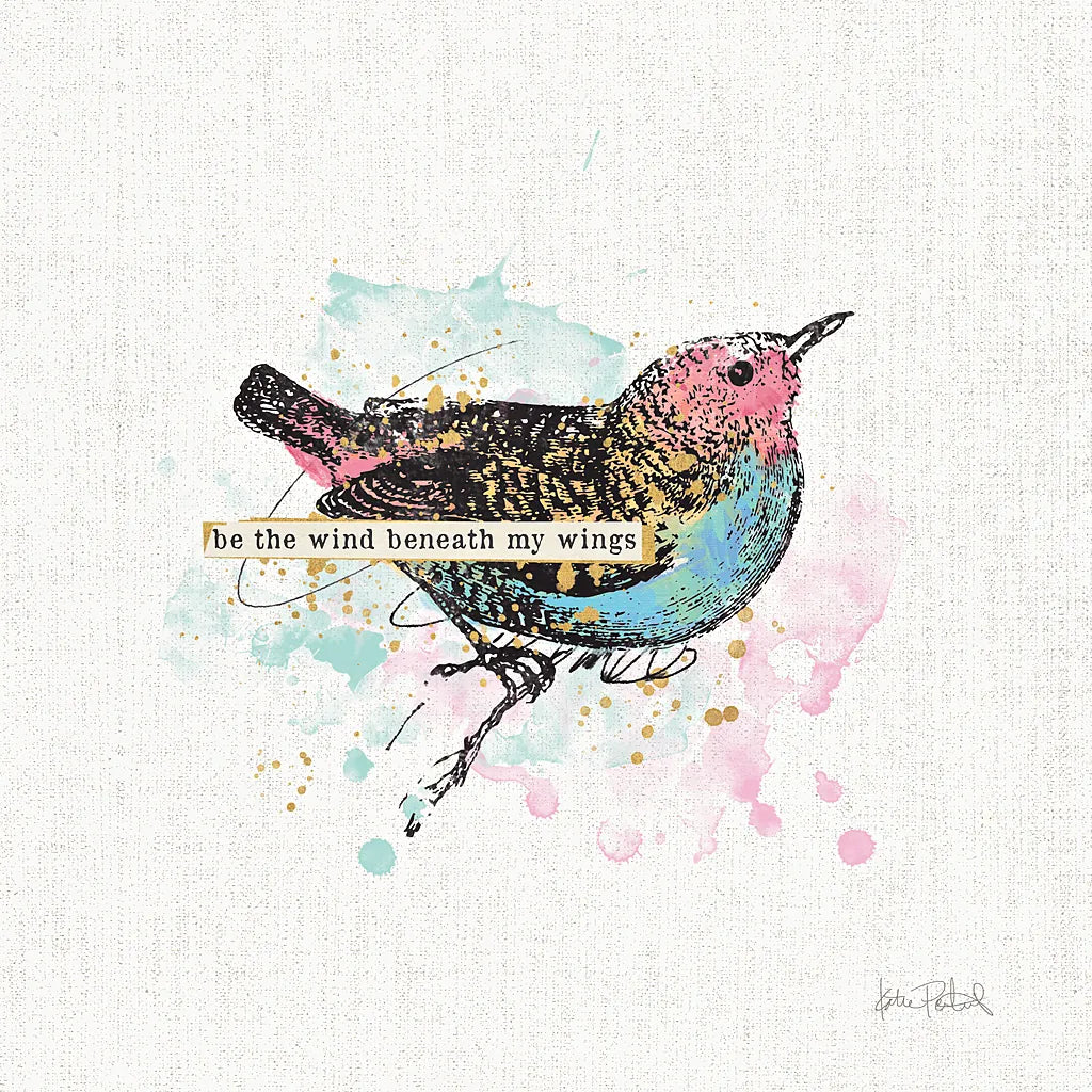 Thoughtful Wings I by Katie Pertiet. SKU 37576a. Archival Giclee Fine art print for wall decor.