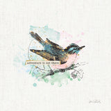 Thoughtful Wings III - Pale Pink by Katie Pertiet. SKU 38480a. Archival Giclee Fine art print for wall decor.
