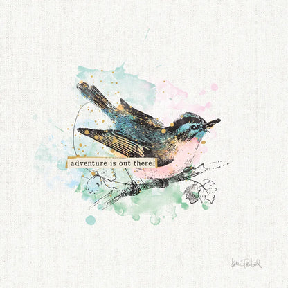 Thoughtful Wings III - Pale Pink by Katie Pertiet. SKU 38480a. Archival Giclee Fine art print for wall decor.