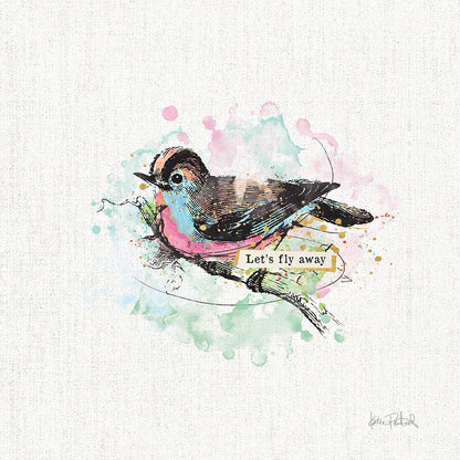 Thoughtful Wings IV by Katie Pertiet. SKU 37579a. Archival Giclee Fine art print for wall decor.