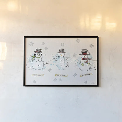 Thoughtfully Frozen I by Katie Pertiet. shown as a paper print in a black flame. Available as a archival giclee rolled canvas, fine art paper, or poster print. SKU 39041i.