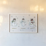 Thoughtfully Frozen I by Katie Pertiet. shown as a paper print in a white frame. Available as a archival giclee rolled canvas, fine art paper, or poster print. SKU 39041i.