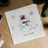 Thoughtfully Frozen II by Katie Pertiet. Shown as a detailed flat fine art print, highlighting archival giclee quality. Available as an archival giclee rolled canvas, fine art paper, or poster print. SKU 39042a.